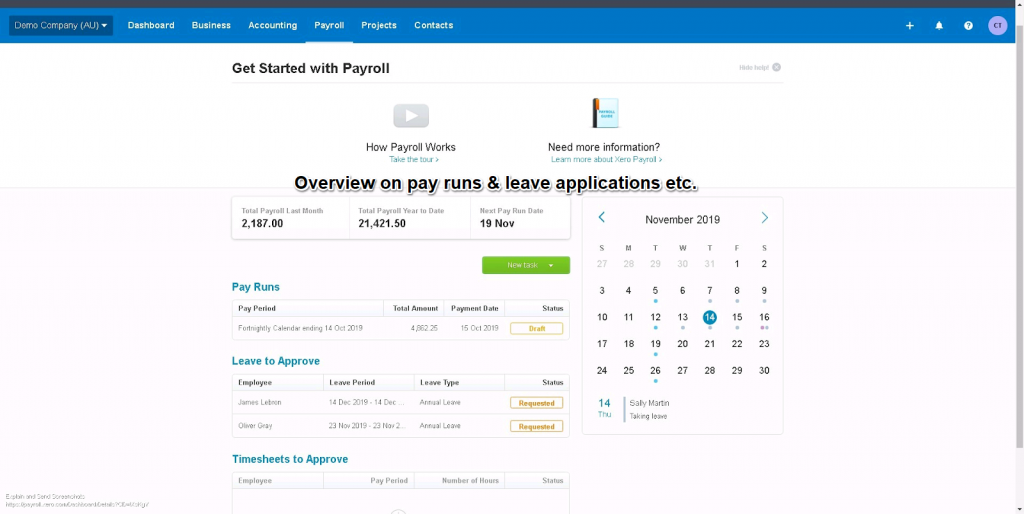 Creating A Payrun In Xero MYOB Reckon And QB Conversions To Xero 